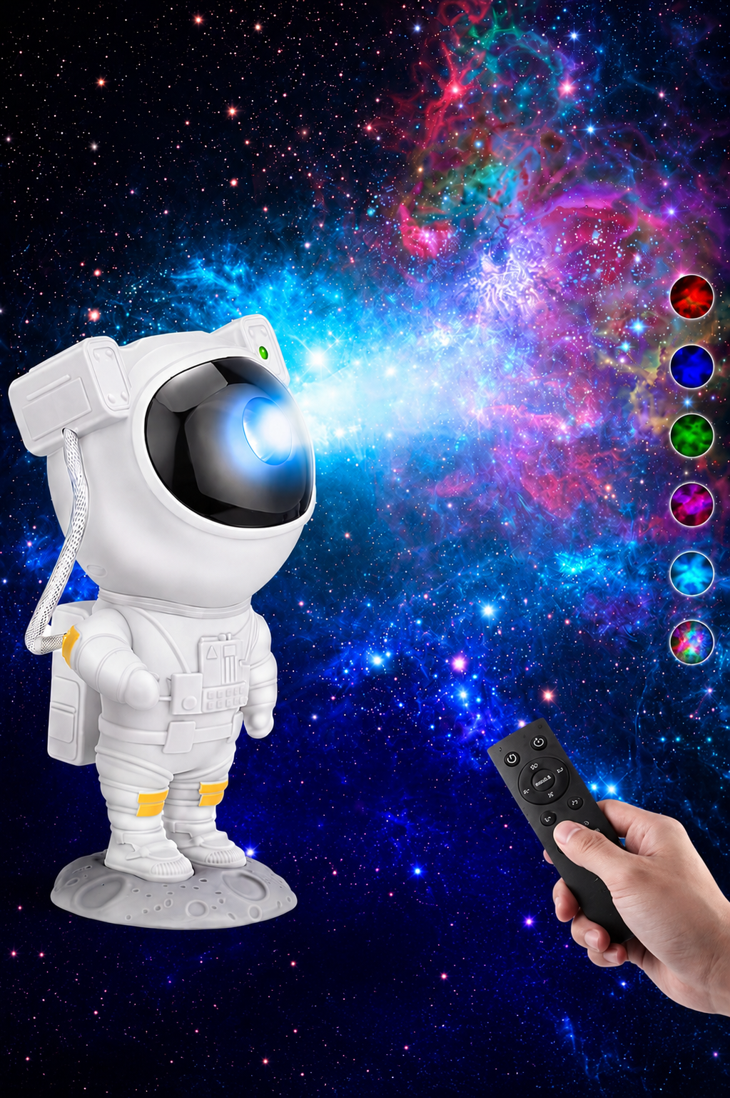 PROJECTEUR GALAXIE ASTRONAUTE
